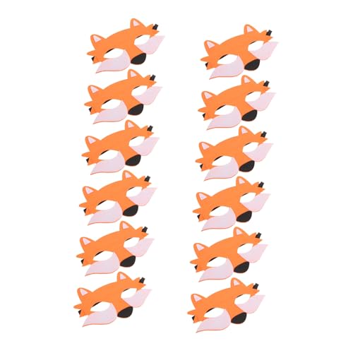 VICASKY 12stücke Wolfsmaske Für Halloween Halbgesichtsmaske Aus Filz Tiermaske Für Junge Mädchen Party-maske Cosplay-maske Verkleidungs-accessoire Theater-requisit Wiederverwendbar VICASKY 12stücke Wolfsmaske Für Halloween Halbgesichtsmaske Aus Filz Tiermaske Für Junge Mädchen Party-maske Cosplay-maske Verkleidungs-accessoire Theater-requisit Wiederverwendbar von VICASKY