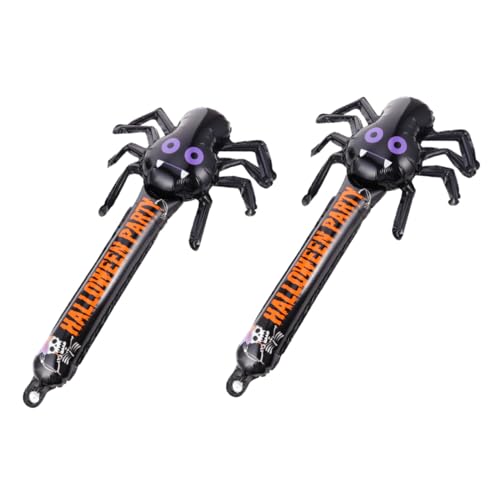 VICASKY 12 Stück Teiliges Halloween Aufblasbares Cosplay Leichte Dekorative Sticks mit Schwarzer Spinne für Partyzubehör Einfache Handhabung und Schnelle Befüllung für Junge Mädchen VICASKY 12 Stück Teiliges Halloween Aufblasbares Cosplay Leichte Dekorative Sticks mit Schwarzer Spinne für Partyzubehör Einfache Handhabung und Schnelle Befüllung für Junge Mädchen von VICASKY