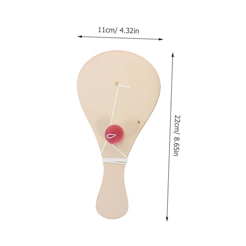 VICASKY 12 Stück Teiliges Holz Paddleball Set zum Bemalen und Basteln Kleine Unbemalte Paddel für DIY Malspielzeug für Jungen und Mädchen für Kreative Outdoor Indoor Spiele VICASKY 12 Stück Teiliges Holz Paddleball Set zum Bemalen und Basteln Kleine Unbemalte Paddel für DIY Malspielzeug für Jungen und Mädchen für Kreative Outdoor Indoor Spiele von VICASKY