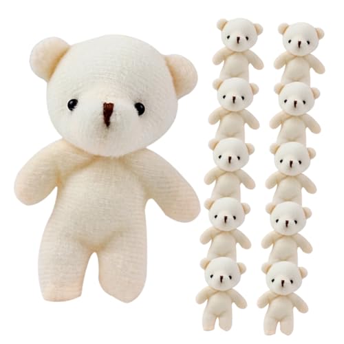 VICASKY 12 Stück Teiliges Mini Plüsch Bär Schlüsselanhänger Leichtes Kompaktes Kuscheltier Anhänger Einfache Befestigung Vielseitige Dekoration für DIY Basteln für Freunde VICASKY 12 Stück Teiliges Mini Plüsch Bär Schlüsselanhänger Leichtes Kompaktes Kuscheltier Anhänger Einfache Befestigung Vielseitige Dekoration für DIY Basteln für Freunde von VICASKY
