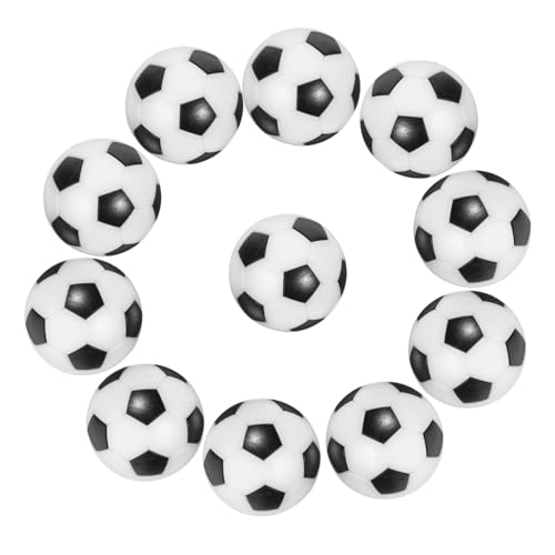 VICASKY 12 Stück Teiliges Mini Tischfußball Ersatzball Umweltfreundliche Harz Fußbälle mit Traditionellem Fußballmuster Passend für Standard Tischkicker Robust für Intensives Spiel VICASKY 12 Stück Teiliges Mini Tischfußball Ersatzball Umweltfreundliche Harz Fußbälle mit Traditionellem Fußballmuster Passend für Standard Tischkicker Robust für Intensives Spiel von VICASKY