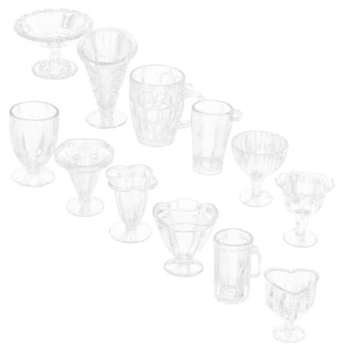 VICASKY 12 Stück Teiliges Miniatur Puppenhaus Küchenbecher aus Robustem Dekorative Kleine als Mini Foto Requisiten für Rollenspiel und DIY Mini Häuser Zubehör VICASKY 12 Stück Teiliges Miniatur Puppenhaus Küchenbecher aus Robustem Dekorative Kleine als Mini Foto Requisiten für Rollenspiel und DIY Mini Häuser Zubehör von VICASKY