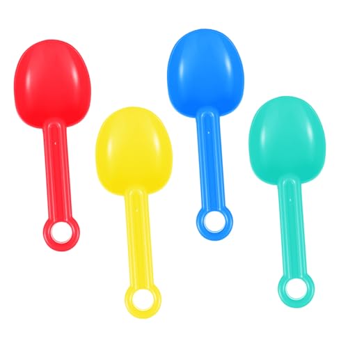 VICASKY 12 Stück Teiliges Sandspielzeug Kinderbunte Sand Schaufeln Leicht Kreativ Fördert Hand Auge Koordination Für Strand Sandkasten Garten Spiele von VICASKY