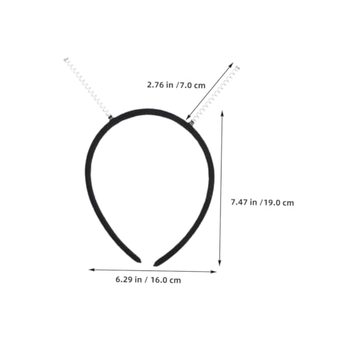 VICASKY 12 Stück Teiliges Schmuck stirnband Damen DIY Kostüm Haarreif mit Antenne Schwarzes Kopfband Zubehör für Halloween Partys und Bühnenauftritte VICASKY 12 Stück Teiliges Schmuck stirnband Damen DIY Kostüm Haarreif mit Antenne Schwarzes Kopfband Zubehör für Halloween Partys und Bühnenauftritte von VICASKY