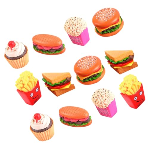 VICASKY 12 Stück Teiliges Spielzeugset mit Simuliertem Essen Hamburger und Frites für Rollenspiele der Hergestellt aus Sicherem Material Fördert Kreativität und Motorische Fähigkeiten VICASKY 12 Stück Teiliges Spielzeugset mit Simuliertem Essen Hamburger und Frites für Rollenspiele der Hergestellt aus Sicherem Material Fördert Kreativität und Motorische Fähigkeiten von VICASKY