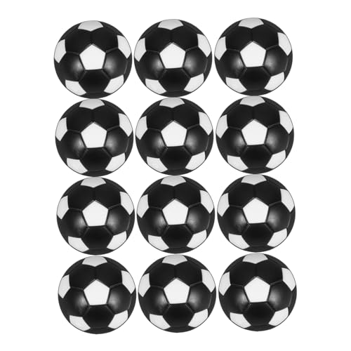 VICASKY 12 Stück Teiliges Tischfußball Ersatzbälle Mini Kickerbälle für Tischkicker Langebige Tischfußball Bälle für Reibungsloses Spiel Zubehör von VICASKY