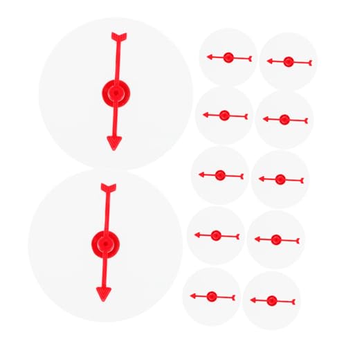 VICASKY 12 Stück Teiliges Transparentes Wiederverwendbares Kunststoff Spielbrett mit Drehbarem Abwischbarem Zeiger Tragbares Lern Diskussionsrad für Schule Büro und Zuhause VICASKY 12 Stück Teiliges Transparentes Wiederverwendbares Kunststoff Spielbrett mit Drehbarem Abwischbarem Zeiger Tragbares Lern Diskussionsrad für Schule Büro und Zuhause von VICASKY