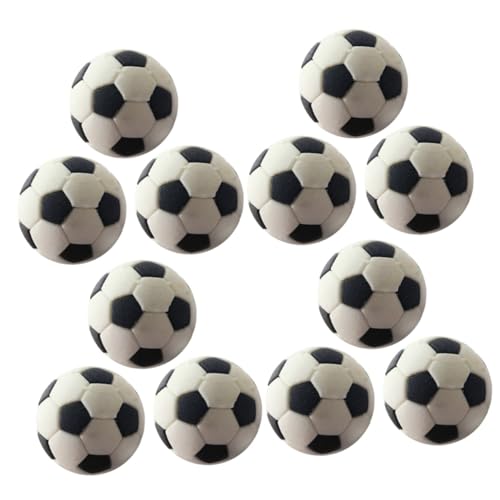 VICASKY 12 Stücke Mini Sport Ball Requisiten Gummi Puppenhaus Möbel Puppenhaus Mini Fußbälle Mini Sport Ball Statuen von VICASKY