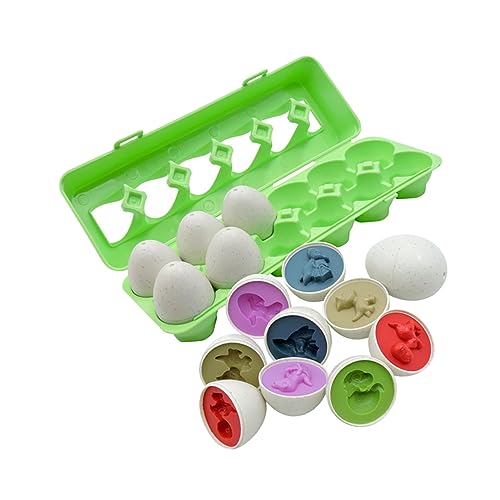 VICASKY Pädagogisches Dinosaurier-spielzeugset Für Kleinkinder Kinder Lernspielzeug Glatt Kompakt Und Leicht von VICASKY