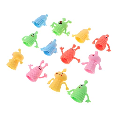 VICASKY 12 Teiliges Fingerpuppen Set Die Marionettenpuppen Fingerhüllen Fingerpuppen Fingerpuppe Für Fingerpuppenspielzeug Kinderpuppenspielzeug Fingerspielzeug von VICASKY