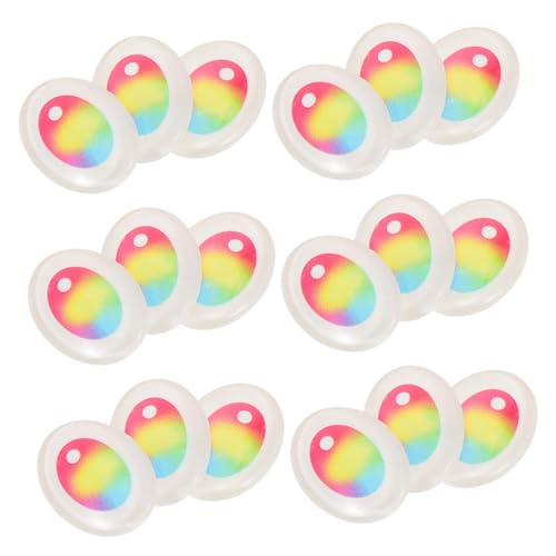 VICASKY 120 Stück Bunte Realistische Sicherheitsaugen für Plüschtiere Einfache Montage Lebhafte Puppenaugen für DIY Handarbeit Häkelpuppen Zubehör Kreatives Bastelset für Erwachsene von VICASKY