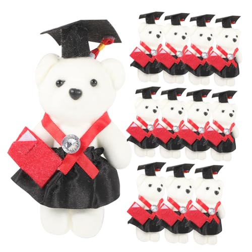 VICASKY 12St Abschluss Dr. Bär Puppe Plüsch Kuscheltier Aufbewahrung tragen Abschlussgeschenke für sie Abschlussblumenbär Abschlussbär 2023 Blumenstrauß-Dekorationszubehör Stoff VICASKY 12St Abschluss Dr. Bär Puppe Plüsch Kuscheltier Aufbewahrung tragen Abschlussgeschenke für sie Abschlussblumenbär Abschlussbär 2023 Blumenstrauß-Dekorationszubehör Stoff von VICASKY