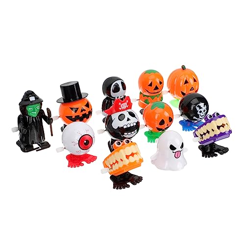 VICASKY 12St Aufzieh Piraten- Uhrwerk Halloween-Aufziehspielzeug Halloween Costume Halloween Kleidung Fun Toy Uhrwerkspielzeug Festival- Plastik Colorful von VICASKY