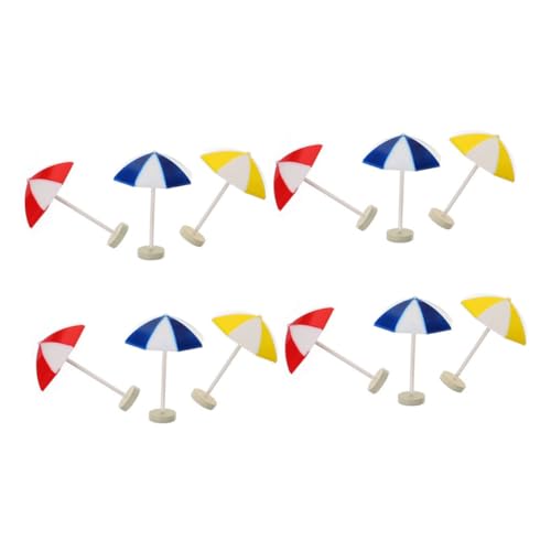 VICASKY 12St Fantastischer bastelset basteln für platzsparende hühner puppenhaus deko Mini-Strand- Zubehör für Puppenhäuser Plastik von VICASKY