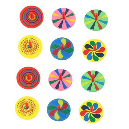 VICASKY Spielzeug Für Jungen Und Mädchen Handgedrechseltes Kreiselspielzeug Holzkreisel-Set Leuchtende Farben Für Partys Und Feiertage Zufälliger Stil VICASKY Spielzeug Für Jungen Und Mädchen Handgedrechseltes Kreiselspielzeug Holzkreisel-Set Leuchtende Farben Für Partys Und Feiertage Zufälliger Stil von VICASKY