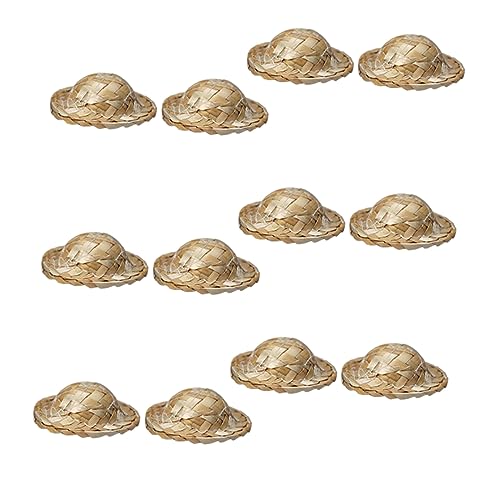 VICASKY Miniatur-strohhüte – 12 Modelle Strohhüte Zum Basteln Puppenhüte Mini-hausdekoration VICASKY Miniatur-strohhüte – 12 Modelle Strohhüte Zum Basteln Puppenhüte Mini-hausdekoration von VICASKY
