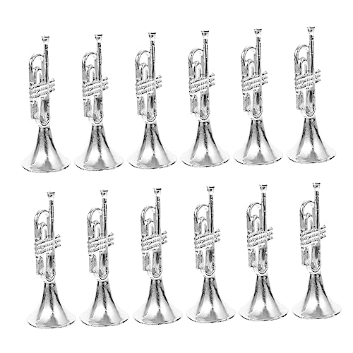VICASKY Trompetenmodell Ornament Musikinstrument Miniatur Für Den Schreibtisch Und Als Mini- - von VICASKY