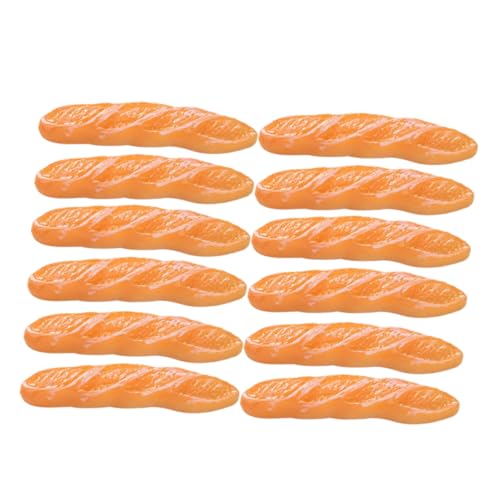 VICASKY 12St Nachgemachtes langes Baguette Essen Kastenform Freunde Plüsch deko praktisch Simulation Minibrot Mini-DIY-Brot-Kit Landschaftsbrotornament Mini-Ornament Harz Orange VICASKY 12St Nachgemachtes langes Baguette Essen Kastenform Freunde Plüsch deko praktisch Simulation Minibrot Mini-DIY-Brot-Kit Landschaftsbrotornament Mini-Ornament Harz Orange von VICASKY