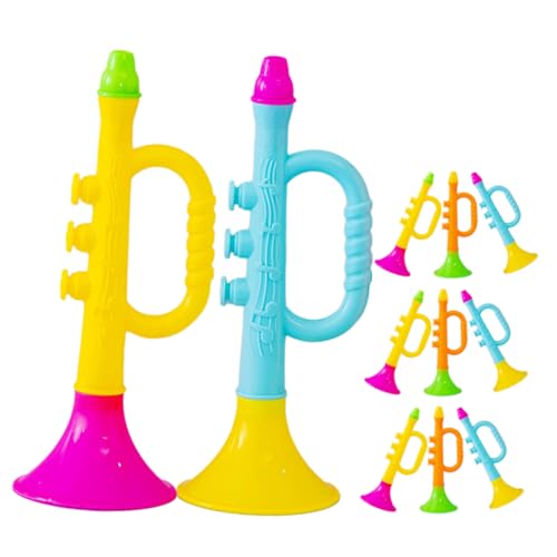 VICASKY 12St Trompete musikinstrumente Musikinstrument musikspielzeug musikalisches jubelnde Hörner Hornspielzeug Fußballjubelspielzeug Party-Horn Plastik VICASKY 12St Trompete musikinstrumente Musikinstrument musikspielzeug musikalisches jubelnde Hörner Hornspielzeug Fußballjubelspielzeug Party-Horn Plastik von VICASKY