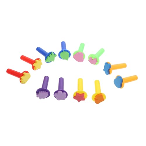 VICASKY 12St reiben bastelset basteln für kiddostempel handwerken für kinderstempel Stempelspielzeug selber Machen Scrapbook-Siegelstempel Eva Schwamm VICASKY 12St reiben bastelset basteln für kiddostempel handwerken für kinderstempel Stempelspielzeug selber Machen Scrapbook-Siegelstempel Eva Schwamm von VICASKY