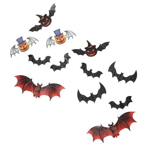 VICASKY 12St volles Gesicht bündeln Tür Wandtattoos Halloween Costume Halloween Kleidung Halloween Klamotten Spooky Decor wandbilder Halloween-Wandaufkleber Fledermaus Wandtattoo PVC VICASKY 12St volles Gesicht bündeln Tür Wandtattoos Halloween Costume Halloween Kleidung Halloween Klamotten Spooky Decor wandbilder Halloween-Wandaufkleber Fledermaus Wandtattoo PVC von VICASKY