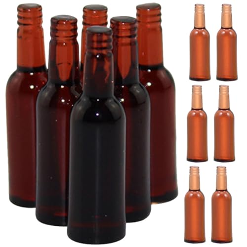VICASKY 12Stücke Bierflaschen Puppenhaus Dekoration Realistische Kleine Flaschen für Wohnzimmer und Partyszenen Farben und Verarbeitung Zubehör VICASKY 12Stücke Bierflaschen Puppenhaus Dekoration Realistische Kleine Flaschen für Wohnzimmer und Partyszenen Farben und Verarbeitung Zubehör von VICASKY