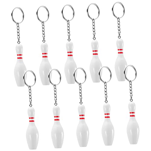 VICASKY 12Stücke Bowling Schlüsselanhänger Dekorative Hänge Accessoires für Taschen Rucksäcke Bowling Partydekorationen mit Feiner Verarbeitung VICASKY 12Stücke Bowling Schlüsselanhänger Dekorative Hänge Accessoires für Taschen Rucksäcke Bowling Partydekorationen mit Feiner Verarbeitung von VICASKY