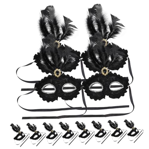 VICASKY 12-teiliges Maskenset Für Maskenbälle Karneval Cosplay Party-maske Für Damen VICASKY 12-teiliges Maskenset Für Maskenbälle Karneval Cosplay Party-maske Für Damen von VICASKY