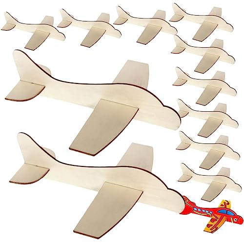 VICASKY Holzflugzeug-modellbausatz 12-teiliges Flugzeugspielzeug Für Jungen Und Mädchen Zusammenbau- Und Malset VICASKY Holzflugzeug-modellbausatz 12-teiliges Flugzeugspielzeug Für Jungen Und Mädchen Zusammenbau- Und Malset von VICASKY