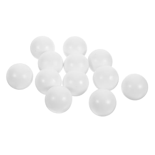 VICASKY 32 Mm Mini-tischfußball 12er-Pack Weiß Glatt Tischfußball-ersatz Für Schreibtischspiele Ideal Für Jungen Mädchen Und Erwachsene von VICASKY