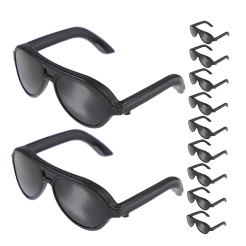 VICASKY 12st Sonnenbrillen Für Kleine Puppen Puppe Sonnenbrille Puppen Meiner Generation -babyflaschen Für Puppen Babypuppenkleidung Haustierbrillen Puppenbrillen Black VICASKY 12st Sonnenbrillen Für Kleine Puppen Puppe Sonnenbrille Puppen Meiner Generation -babyflaschen Für Puppen Babypuppenkleidung Haustierbrillen Puppenbrillen Black von VICASKY