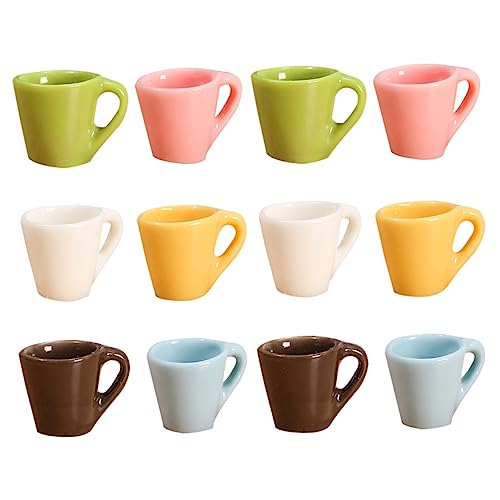 VICASKY 12pcs Becher Mini Harz Becher Dekorative Ornamente Erwachsene Tassen Spill Custom Tumbler Tasse VICASKY 12pcs Becher Mini Harz Becher Dekorative Ornamente Erwachsene Tassen Spill Custom Tumbler Tasse von VICASKY