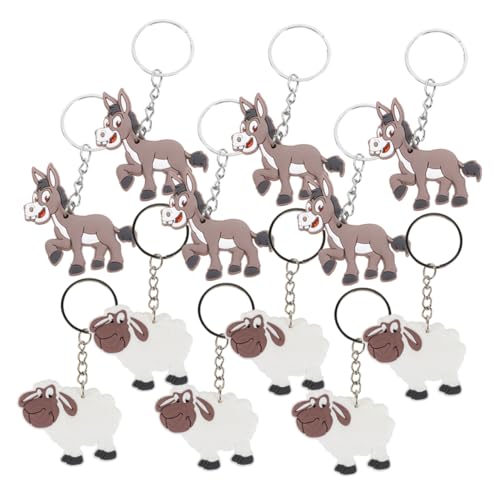 VICASKY 12st Tierischer Schlüsselanhänger Schafspielzeug Esel-partydekorationen Alpaka-gastgeschenke Esel-geburtstagsdekorationen Esel-geburtstagsparty-dekorationen Esel Stofftier Pvc VICASKY 12st Tierischer Schlüsselanhänger Schafspielzeug Esel-partydekorationen Alpaka-gastgeschenke Esel-geburtstagsdekorationen Esel-geburtstagsparty-dekorationen Esel Stofftier Pvc von VICASKY