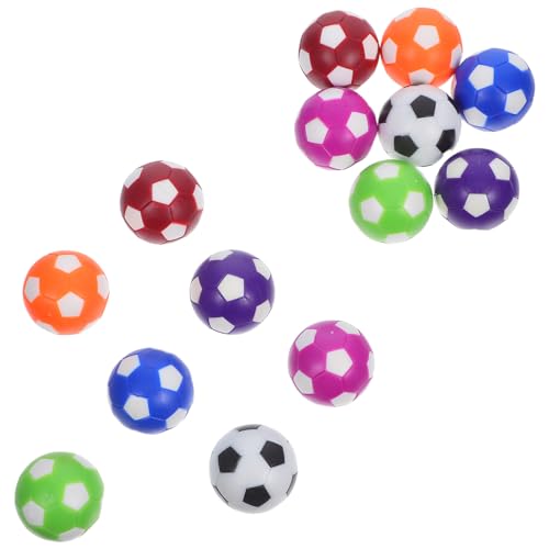 VICASKY 14 Stück Teiliges Mini Tischfußball Ersatzbälle Farbenfrohe Kickerbälle für Tischfußballspiel und Erwachsene Offizielle Tischkicker Zubehör für Flüssiges Spiel von VICASKY