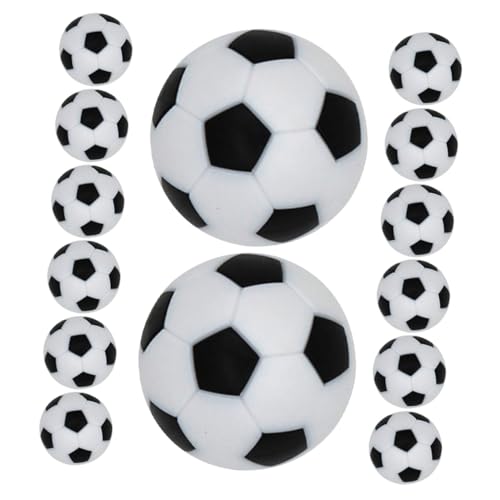 VICASKY 14 Stück Teiliges Tischfußball Bälle Mini Ersatzkugeln für Tischkicker Tischspiel Fußballtisch Kompatibel mit Meisten Standard Tischfußballspielen Robust und Langlebig von VICASKY