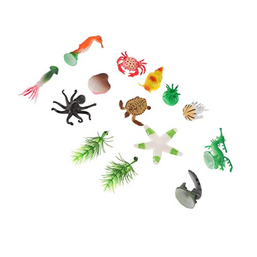 VICASKY 14 Stücke Tiere Spielzeug Meer Spielzeug Aquarium Figur von VICASKY