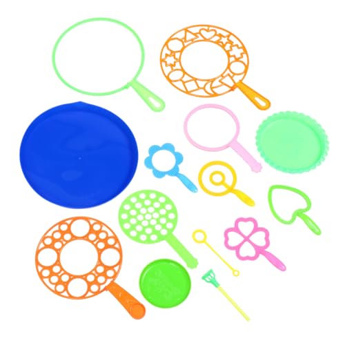 VICASKY 14 Teiliges Set Seifenblasengebläse Seifenblasenwagen Schaumbad Badespielzeug Für Kinderspielzeug Seifenblasen Babyspielzeug Rasenmäher Partytütenfüller von VICASKY