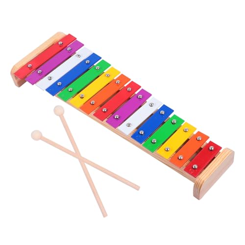 VICASKY 15 Notes Percussion Xylophone Toy Glockenspiel Percussion Instruments Aluminum Sheet von VICASKY
