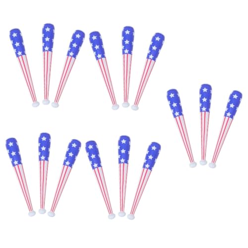 VICASKY 15 Stck. Teiliges Aufblasbares Baseballschläger aus Robustem Langlebige Party Cheering Sticks für Unabhängigkeitstag und Sportveranstaltungen Leichte Dekoration und Geschenkidee von VICASKY