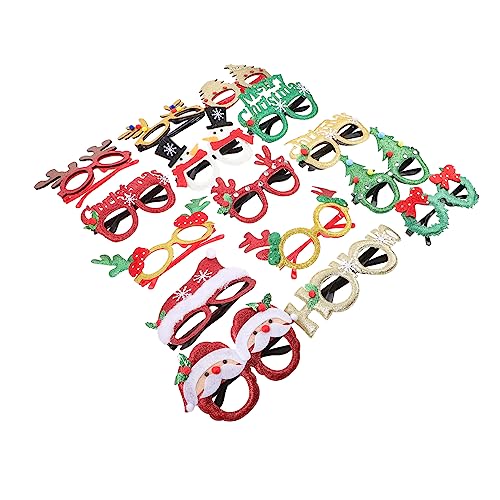 VICASKY 15 Stücke Weihnachtsgläser Rahmen Foto Gläser Ornament Dekorative Schicke Gläser Ohne Linse VICASKY 15 Stücke Weihnachtsgläser Rahmen Foto Gläser Ornament Dekorative Schicke Gläser Ohne Linse von VICASKY