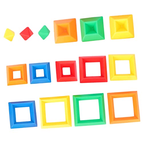VICASKY 15 Teiliges Pyramidenspielzeug Für Pädagogische Bauklötze Zufälligen Farben Ideales Lernspielzeug Zur Der Frühen Bildung Und Motorischen Fähigkeiten VICASKY 15 Teiliges Pyramidenspielzeug Für Pädagogische Bauklötze Zufälligen Farben Ideales Lernspielzeug Zur Der Frühen Bildung Und Motorischen Fähigkeiten von VICASKY