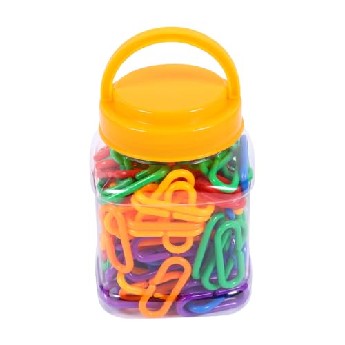 VICASKY 150 Stück Lernspielzeug Kunststoff C Clips Bunte Geometrische Ketten Bausteine DIY Kreativspielzeug Ab Jahren VICASKY 150 Stück Lernspielzeug Kunststoff C Clips Bunte Geometrische Ketten Bausteine DIY Kreativspielzeug Ab Jahren von VICASKY