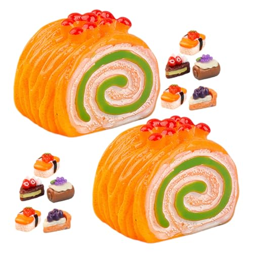 VICASKY 15 Stücke Miniatur Dessert Kuchen Modelle Harz Gefälschte Lebensmittel Requisiten Miniatur Kuchen Verzierungen Für Puppenhaus VICASKY 15 Stücke Miniatur Dessert Kuchen Modelle Harz Gefälschte Lebensmittel Requisiten Miniatur Kuchen Verzierungen Für Puppenhaus von VICASKY