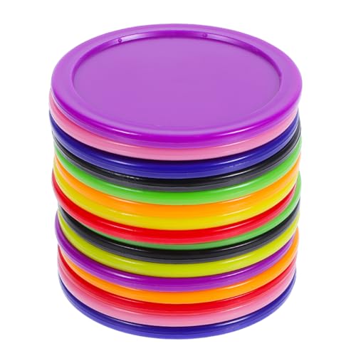 VICASKY 16 Stücke Hockey Tisch Kunststoff Ersatzteile 64mm Für Air Hockey Für Familie Spiel Zimmer von VICASKY