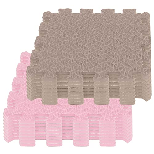 VICASKY 16 Stück Kinderkriechmatte Schaumstofffliese Rosa ineinandergreifende Fußmatten Babyschaum-Spielmatte Bodenmatten schützende Bodenmatte für Babys Kindermatten Bodenspielzimmer VICASKY 16 Stück Kinderkriechmatte Schaumstofffliese Rosa ineinandergreifende Fußmatten Babyschaum-Spielmatte Bodenmatten schützende Bodenmatte für Babys Kindermatten Bodenspielzimmer von VICASKY