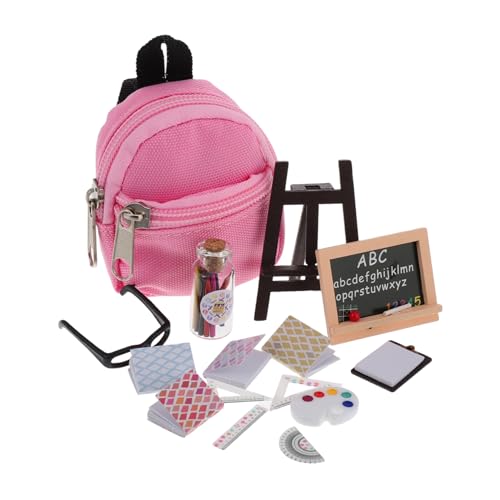 VICASKY Mini-Puppen-schulset 16-teilig Miniatur-schulzubehör Puppenschreibbedarf Mini-kreidetafeln Partygeschenke Für Jungen Und Mädchen Mathematik VICASKY Mini-Puppen-schulset 16-teilig Miniatur-schulzubehör Puppenschreibbedarf Mini-kreidetafeln Partygeschenke Für Jungen Und Mädchen Mathematik von VICASKY