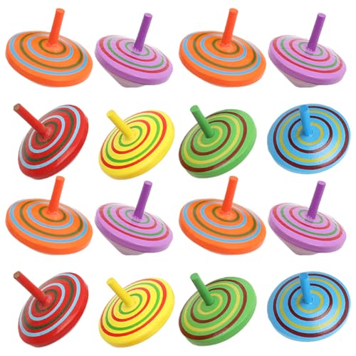 VICASKY 16St Kreisel für kinderspielzeug Funny Toys Lustiges dekompressions Kindergeburtstag gastgeschenke spielzeuge Spitze kleines Oberteil hölzern VICASKY 16St Kreisel für kinderspielzeug Funny Toys Lustiges dekompressions Kindergeburtstag gastgeschenke spielzeuge Spitze kleines Oberteil hölzern von VICASKY