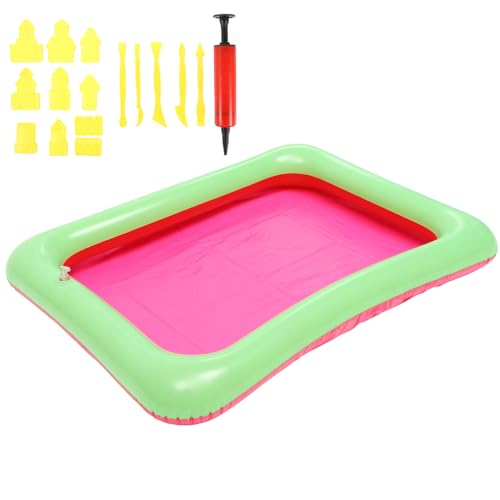 VICASKY 17 Stück Sandformspielzeug Sandkasten Kreative Sandform Lernspielzeug Kreatives Kinderspielzeug Sandförmchen Sandwerkzeug Für Plastik Zufällige Farbe von VICASKY