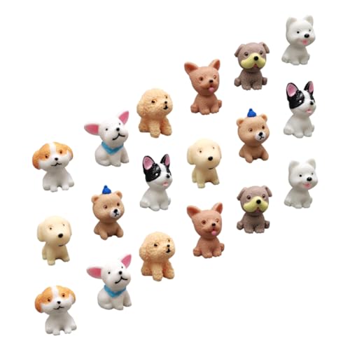 VICASKY 18 Stück Simulationswelpe Haustier Hund Plüsch Zahlen Mini - Miniatur-hundeschmuck Miniaturtiere Kleine Welpenfiguren Dekorationen Kleine Hundefiguren Harz Dunkelbraun VICASKY 18 Stück Simulationswelpe Haustier Hund Plüsch Zahlen Mini - Miniatur-hundeschmuck Miniaturtiere Kleine Welpenfiguren Dekorationen Kleine Hundefiguren Harz Dunkelbraun von VICASKY