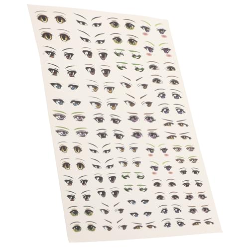 VICASKY 1Blatt Cartoon Augenaufkleber Selbstklebende DIY Bastelaugen für Animation Puppen Verschiedene Formen und Farben für Clay Figuren Sticker VICASKY 1Blatt Cartoon Augenaufkleber Selbstklebende DIY Bastelaugen für Animation Puppen Verschiedene Formen und Farben für Clay Figuren Sticker von VICASKY